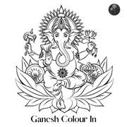 Ganesh Adult Colour In