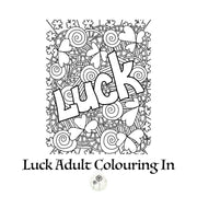 Luck Adult Colouring In