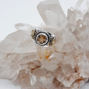 7 Stone Citrine Sterling Silver Ring