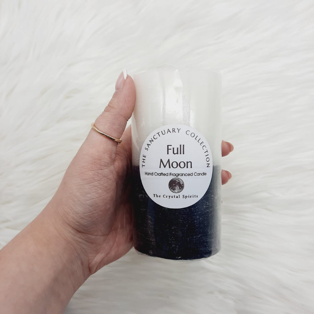 Full Moon Scented Candle The Crystal Spirits