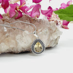 Sterlling Silver Crystal Citrine Pendant