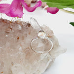 Classic Sterling Silver Citrine Crystal Ring