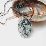 Tree Agate Family Focus Wire Wrap Crystal Pendant