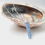 Connect with the Angelic Realm Angelite Crystal Pendant from India