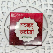 Rose Petal Aromafume Incense Bricks