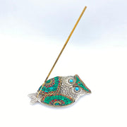 Mosaic Owl Incense Holder