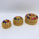 3 in 1 Gold Rainbow Trinket Box