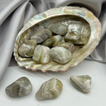 Tumbled Prasiolite (Green Amethyst) Stone