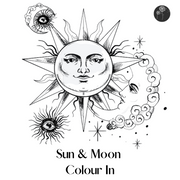 Sun & Moon Adult Colour In
